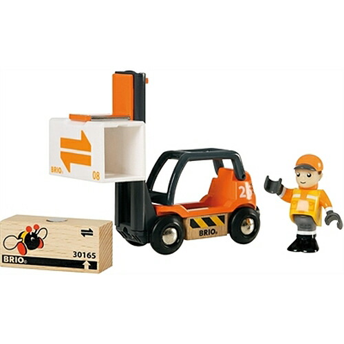 BRIO ブリオ 木製 レール フォークリフト 木のおもちゃ 電車 子供 誕生日プレゼント 誕生日 男の子 男 出産祝い 3歳 4歳 5歳 列車 ギフト 北欧 乗り物 安心 幼児 玩具 女の子 プレゼント キッズ 海外 トイ クリスマスプレゼント