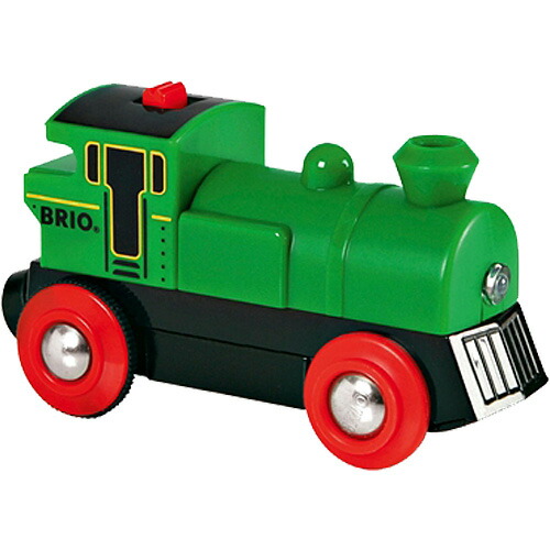 BRIO ブリオ 木製 レール バッテリーパワー機関車（緑） 木のおもちゃ 電車 子供 3歳 4歳 5歳 誕生日プレゼント 誕生日 男の子 男 列車 ギフト 北欧 乗り物 安心 幼児 玩具 トレイン 女の子 プレゼント キッズ 海外 トイ クリスマスプレゼント